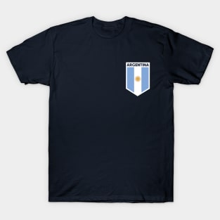 Argentina Flag Emblem T-Shirt